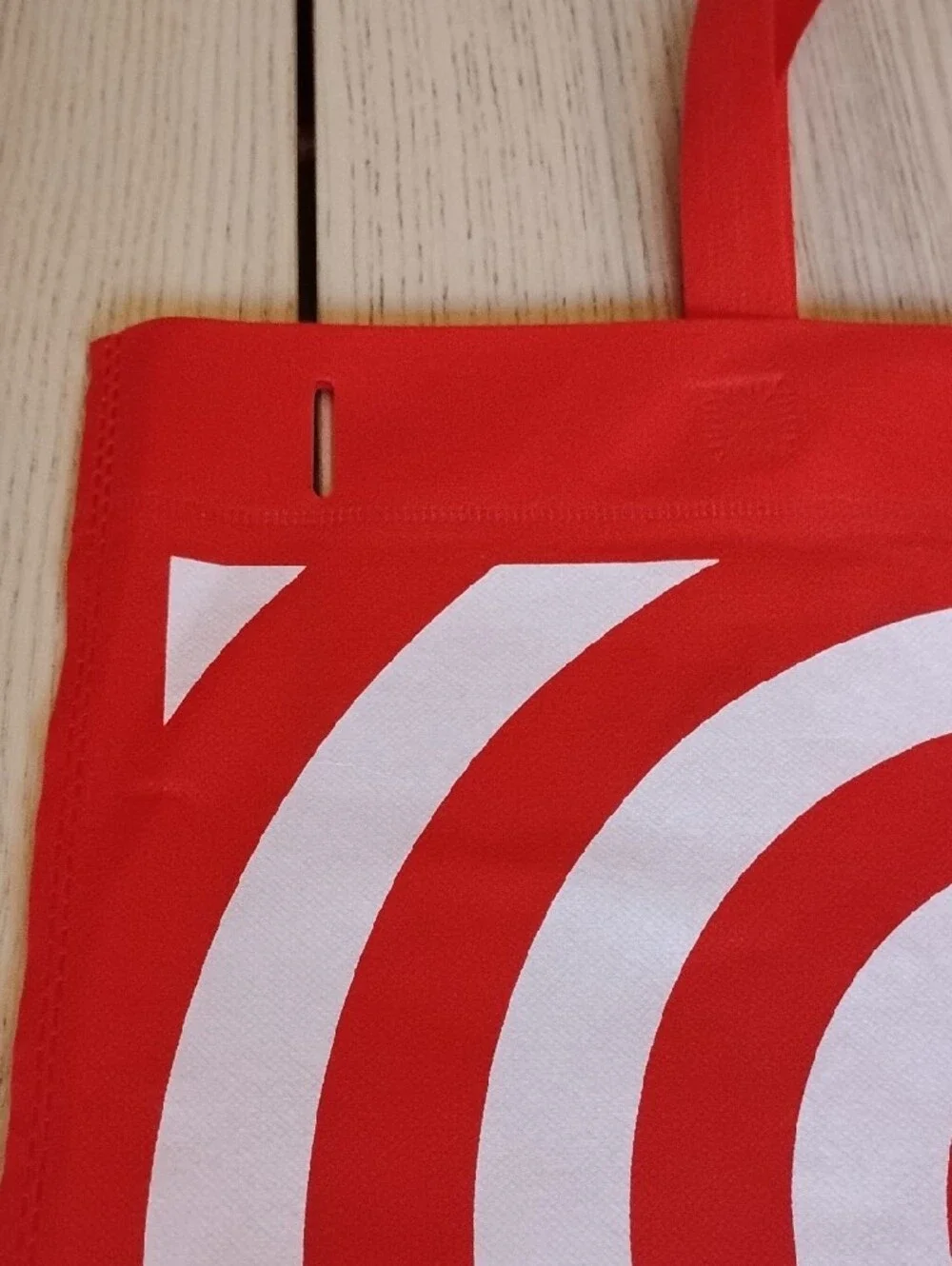 Set of 7 Target Red and White Bullseye Reusable Tote Bags